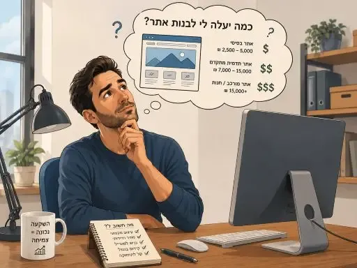 פירוט העלויות הנסתרות של אתר לעסק קטן